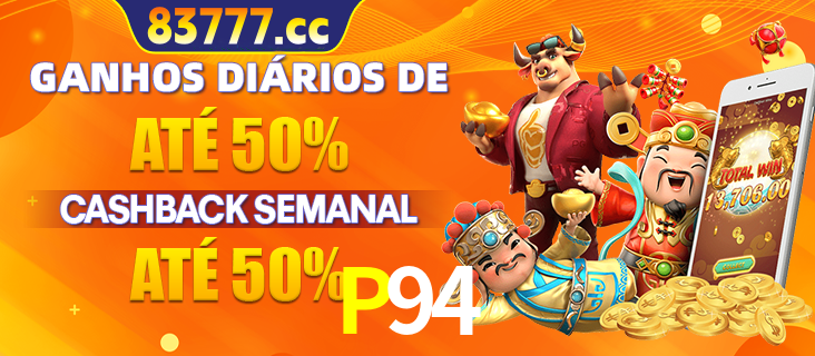 Anúncio de um membro ganhador do cassino P94 que ganhou R$2.193.486,00 jogando o slot PG Fortune Tiger, com os mascotes do jogo comemorando o prêmio.